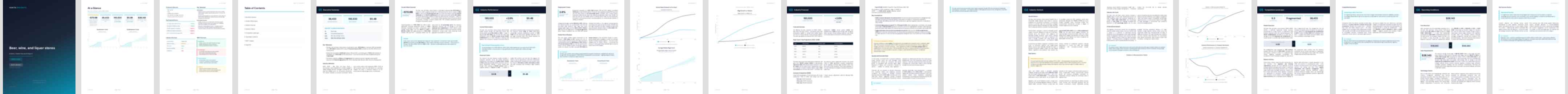Beer, wine, and liquor stores industry report preview Beer, wine, and liquor stores (NAICS 44531) — Basic market research report preview, 24 pages