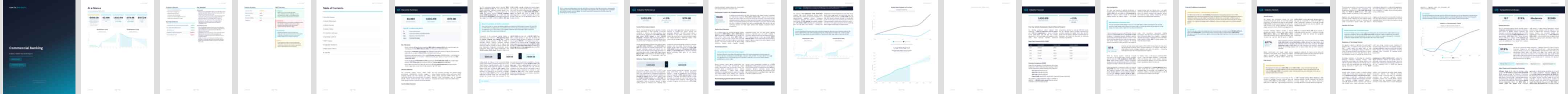Commercial banking industry report preview Commercial banking (NAICS 52211) — Standard market research report preview, 39 pages